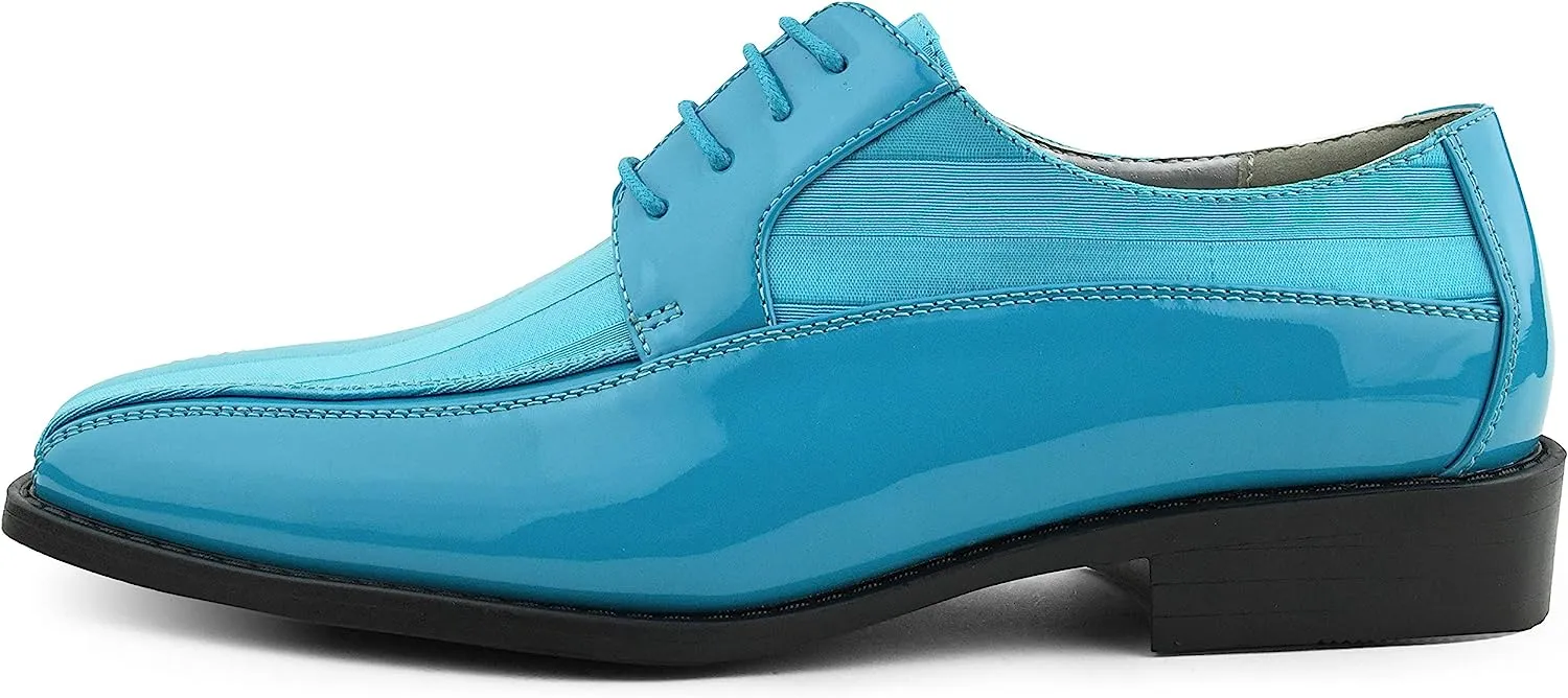 Men's White Formal Oxford Style Dress Shoes