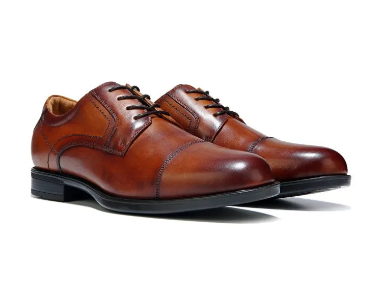 Midtown Cap Toe Oxford (Cognac)