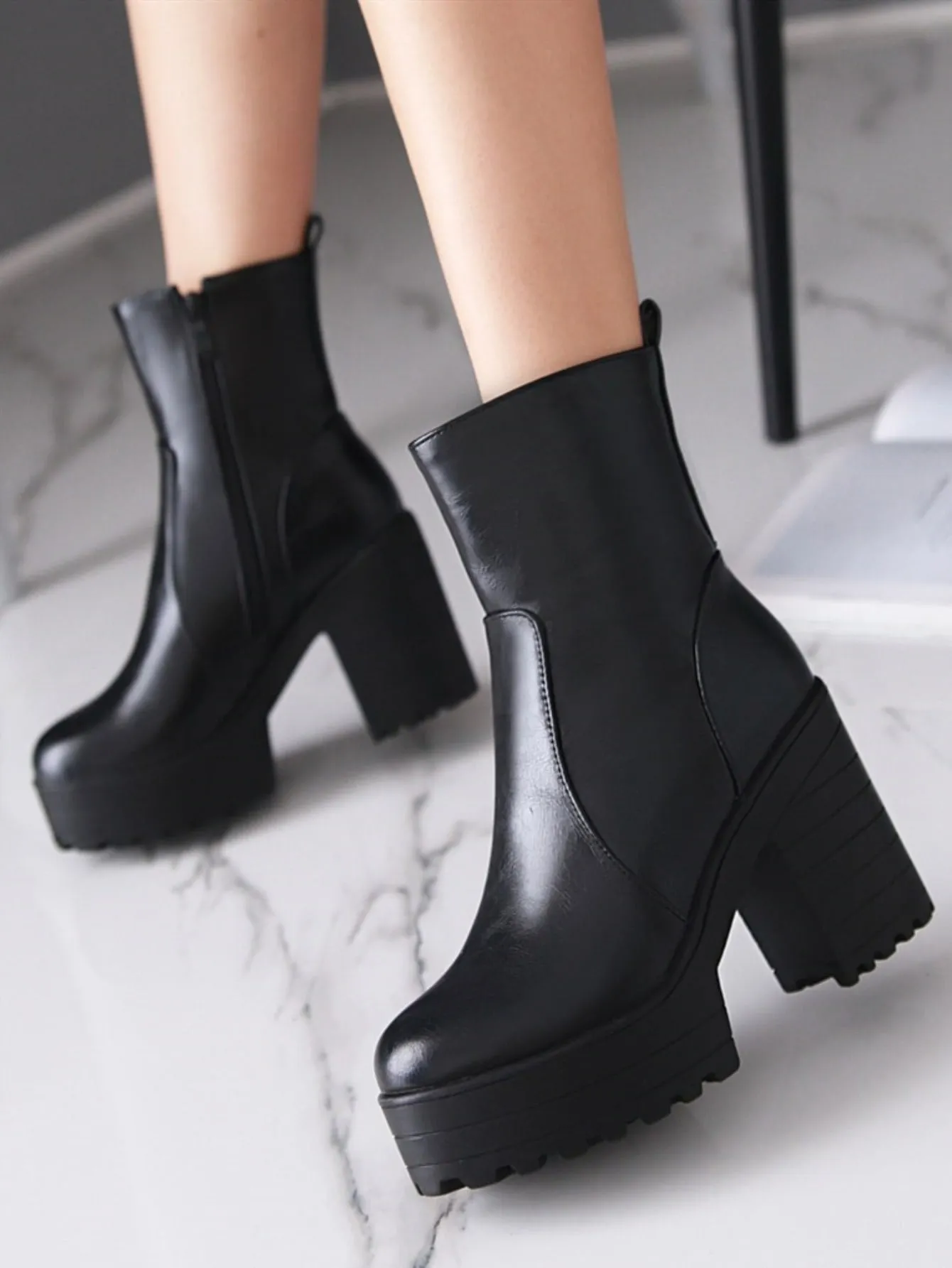 Minimalist Chunky Classic Boots