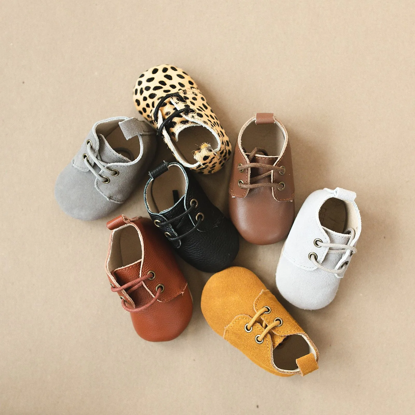 Mustard - Oxford - US Size 1-4 - Soft Sole