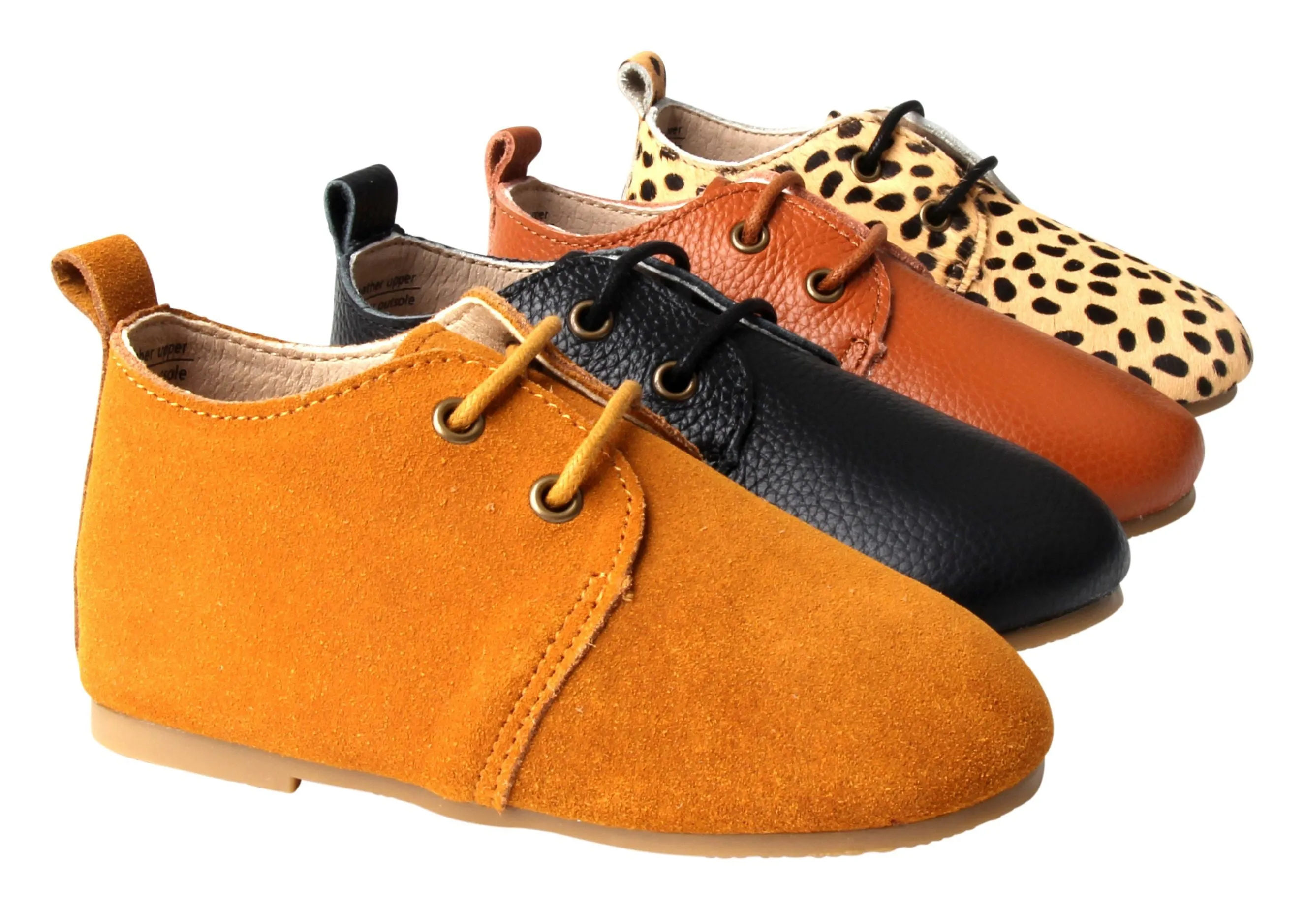 Mustard - Oxfords - US Size 5-8 - Hard Sole