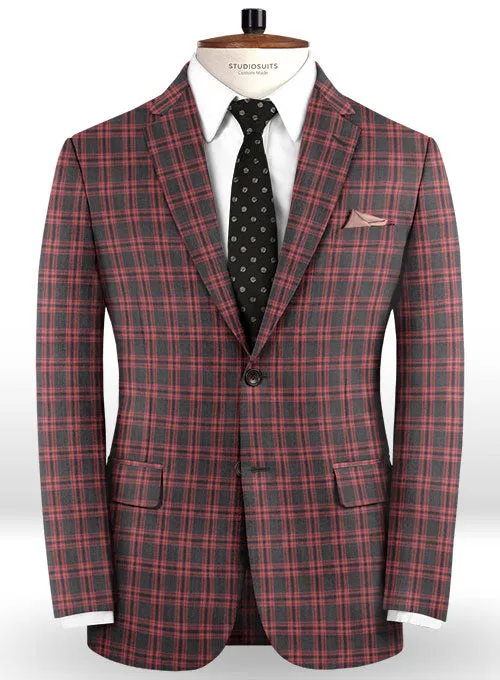 Napolean Poker Charcoal Wool Jacket