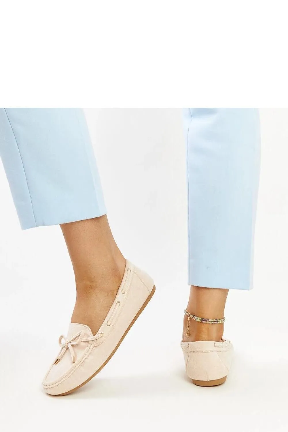 Navy Blue Suede Moccasin