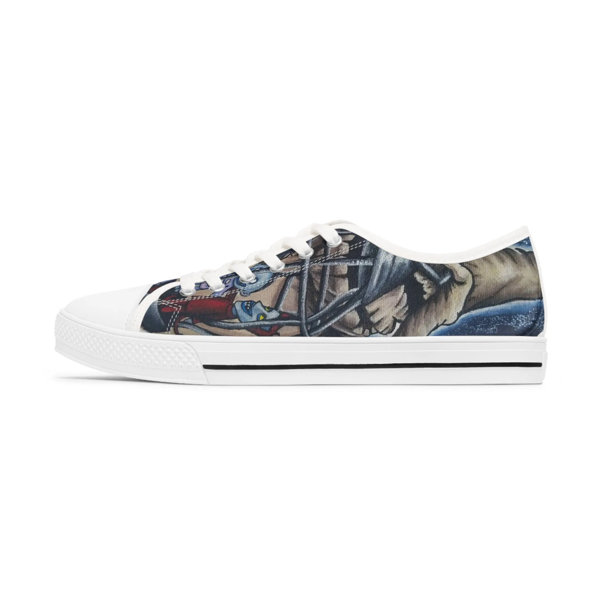 Nightmare Halloween Women's Low Top Sneakers
