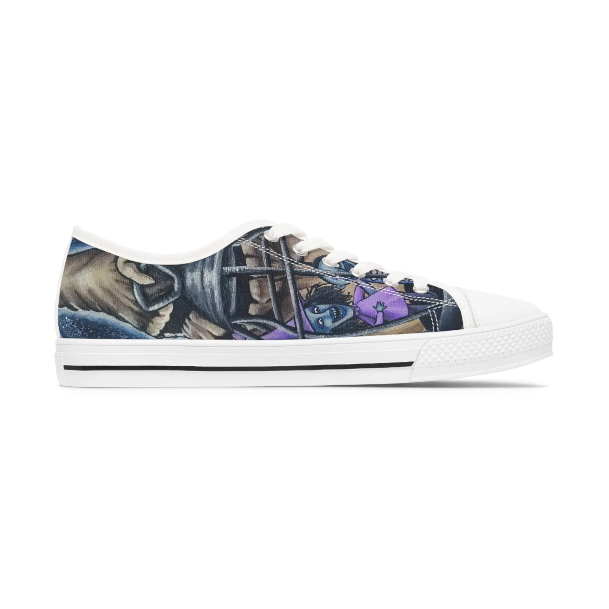 Nightmare Halloween Women's Low Top Sneakers