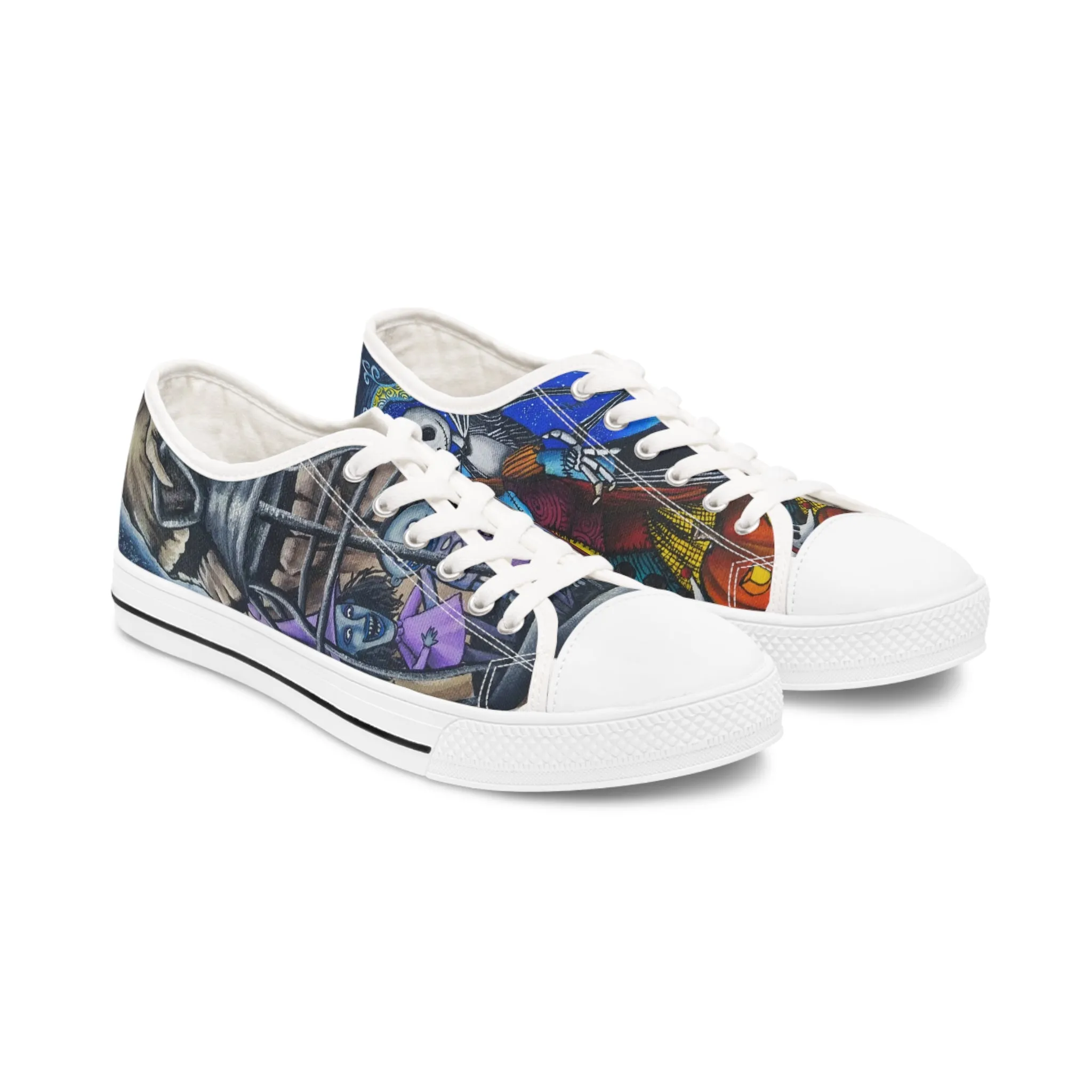 Nightmare Halloween Women's Low Top Sneakers