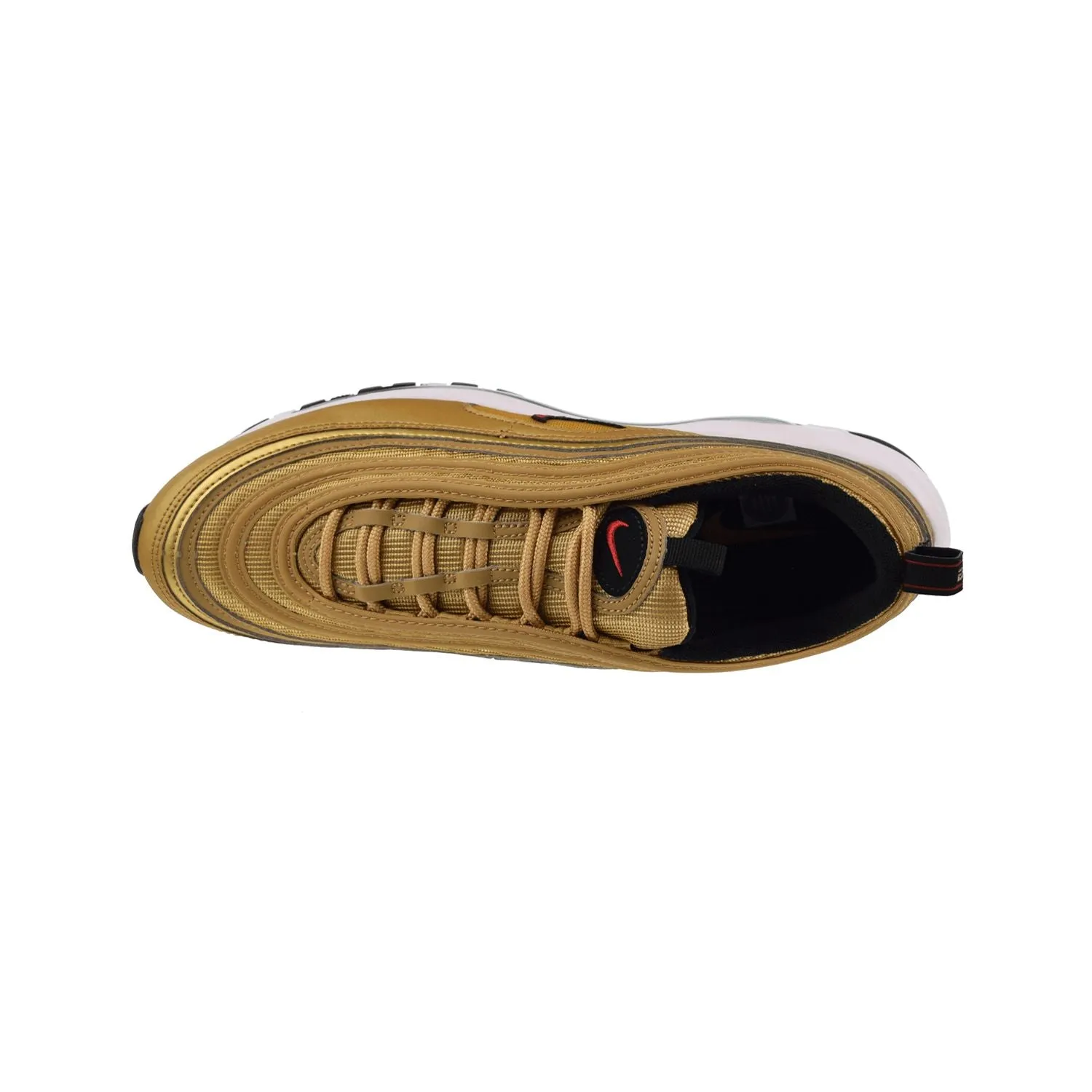 Nike Air Max 97 "Gold Bullet" Men's Shoes Metallic Gold-Red