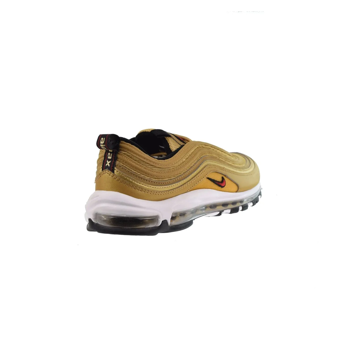Nike Air Max 97 "Gold Bullet" Men's Shoes Metallic Gold-Red