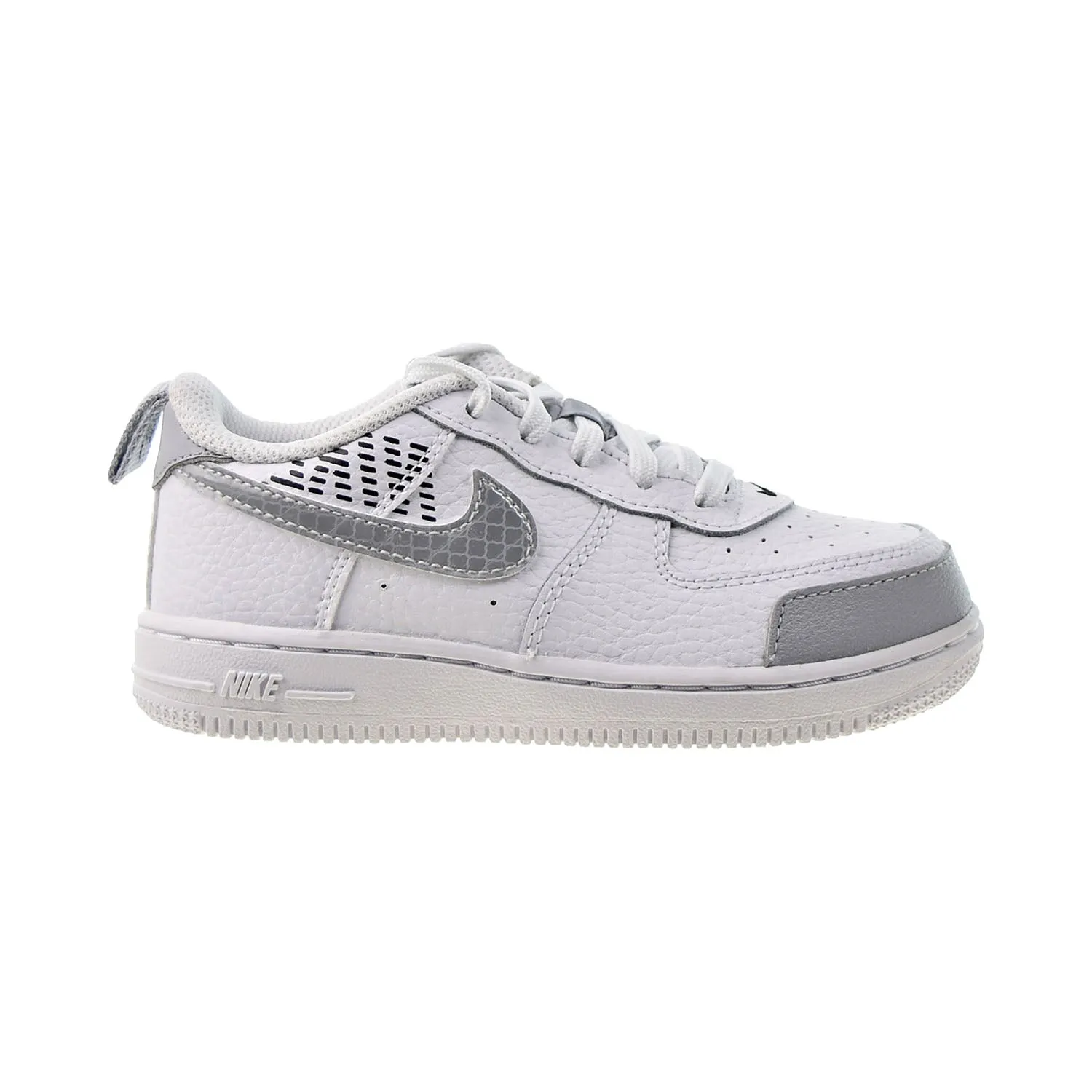 Nike Force 1 LV8 2(TD) Toddlers' Shoes White-Wolf Grey-Black