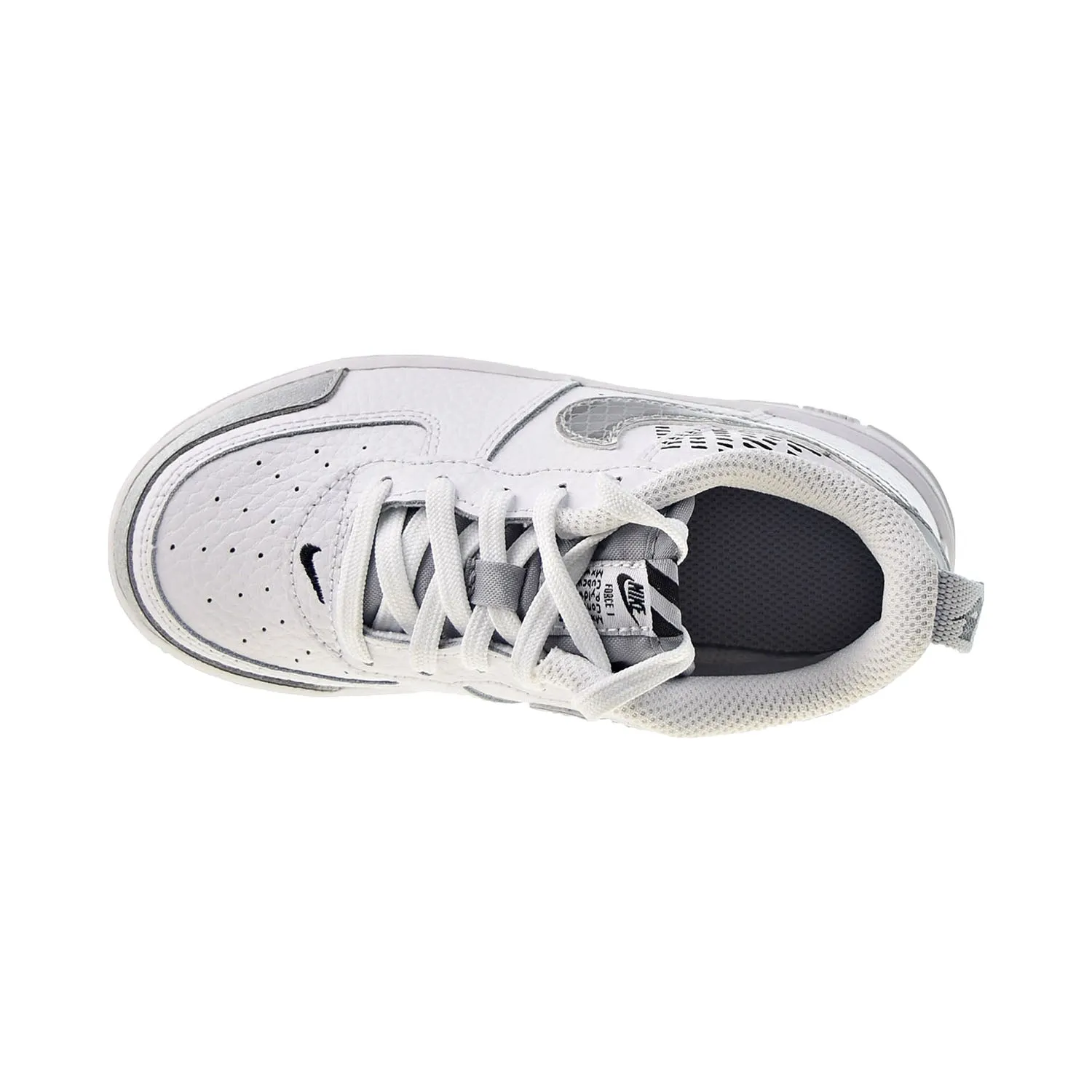 Nike Force 1 LV8 2(TD) Toddlers' Shoes White-Wolf Grey-Black