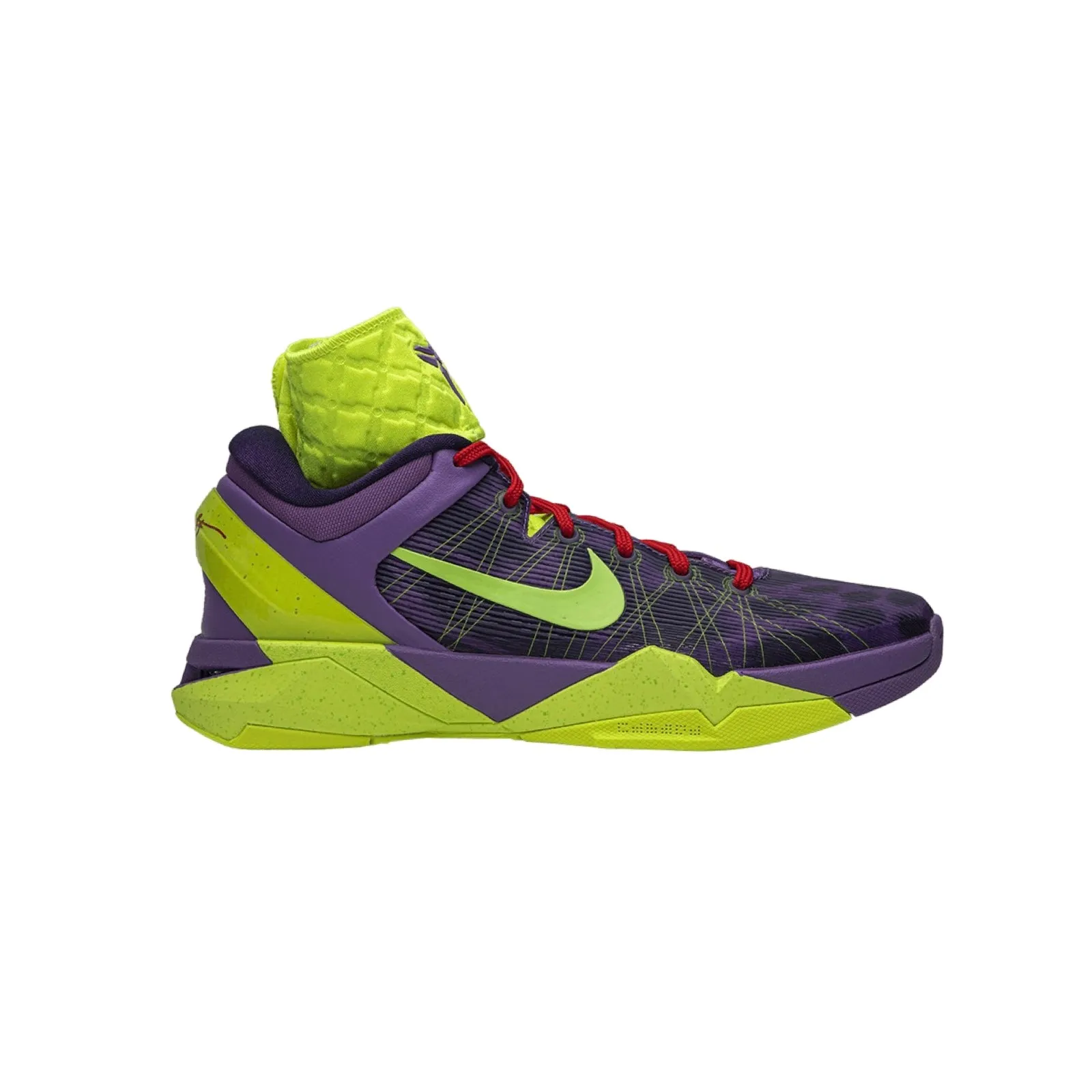 Nike Kobe 7 Supreme Xmas Violet Pop Volt Ink Action Red