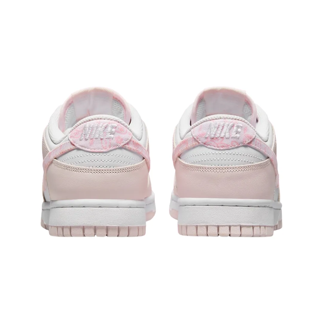 Nike Women's Dunk Low Pink Paisley White Pearl Pink Medium Soft Pink