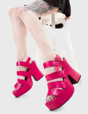 Not A Friend Platform Sandals