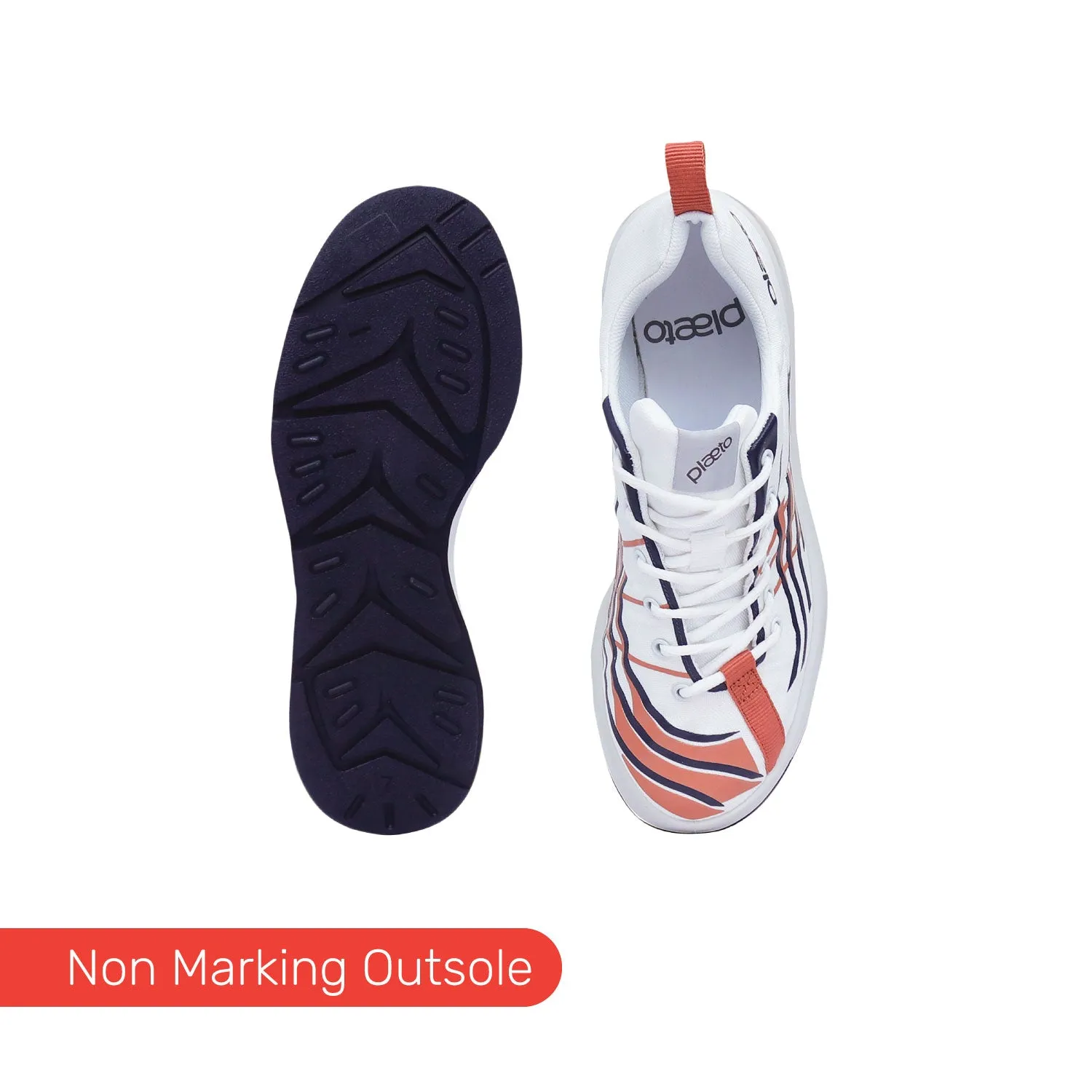 Nova Men's Sports Shoes - White / Navy Blue