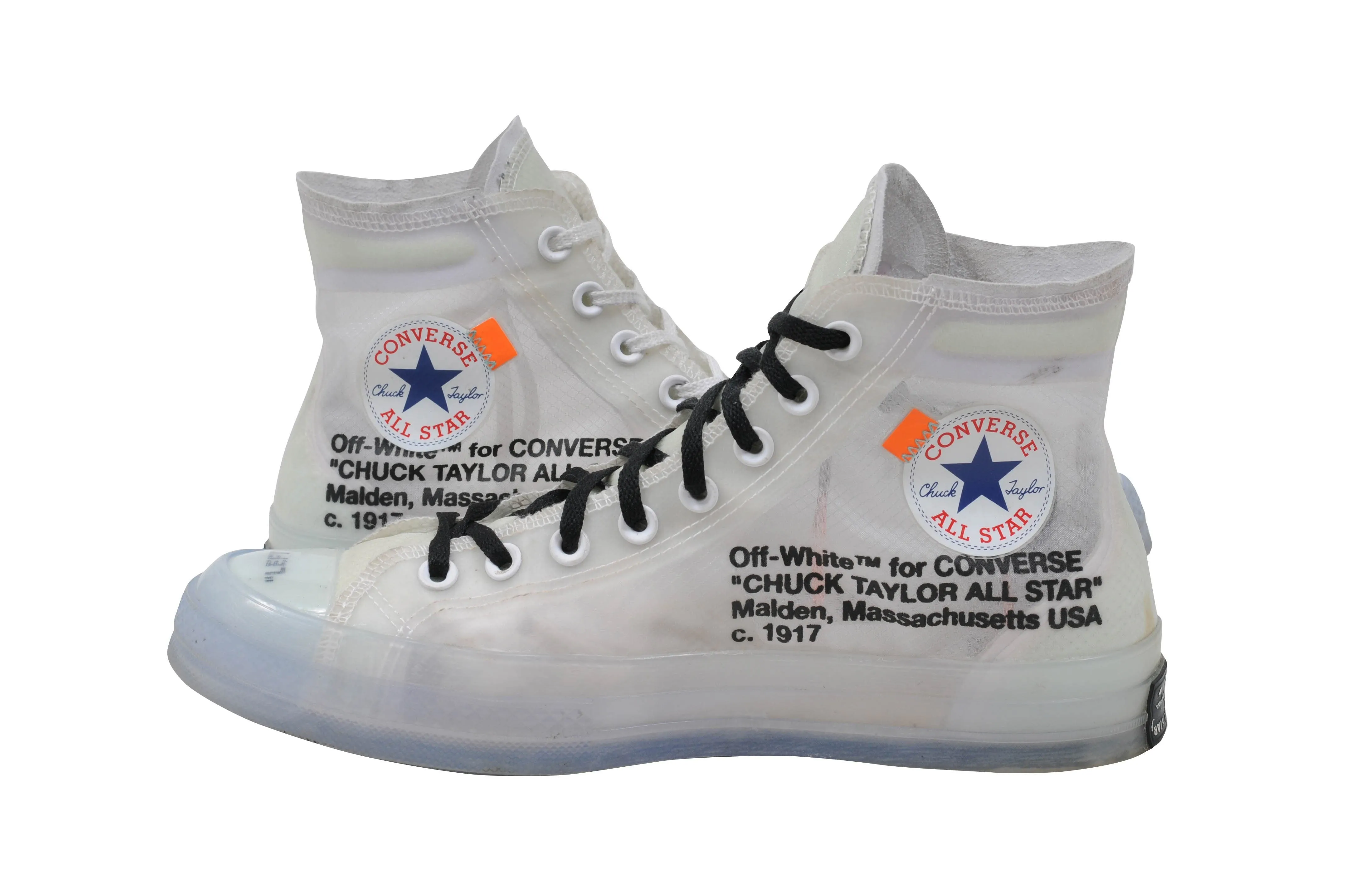 Off White Converse Chuck Taylor All-Star 70's Vulcanized High Top Sneakers