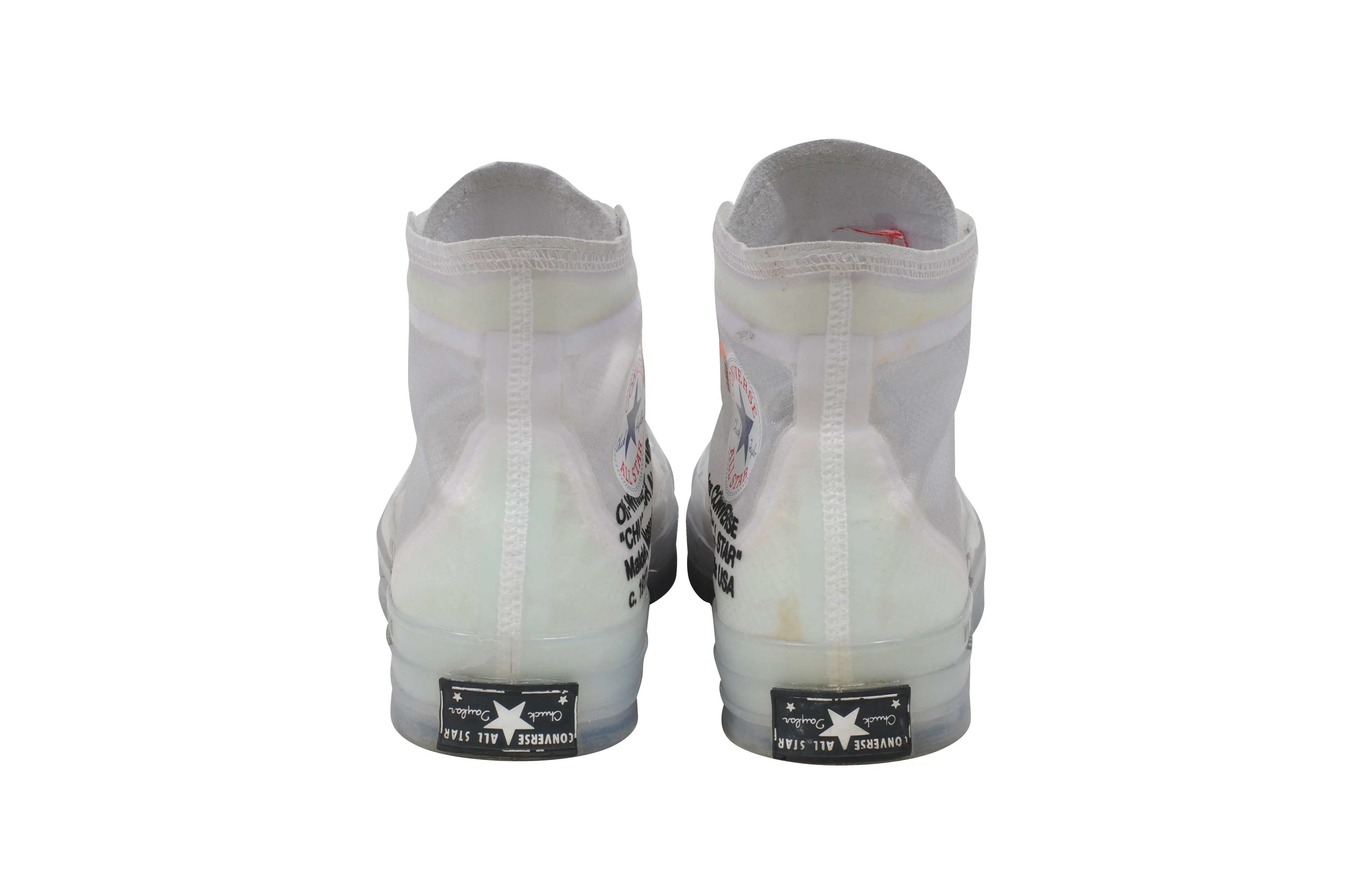 Off White Converse Chuck Taylor All-Star 70's Vulcanized High Top Sneakers