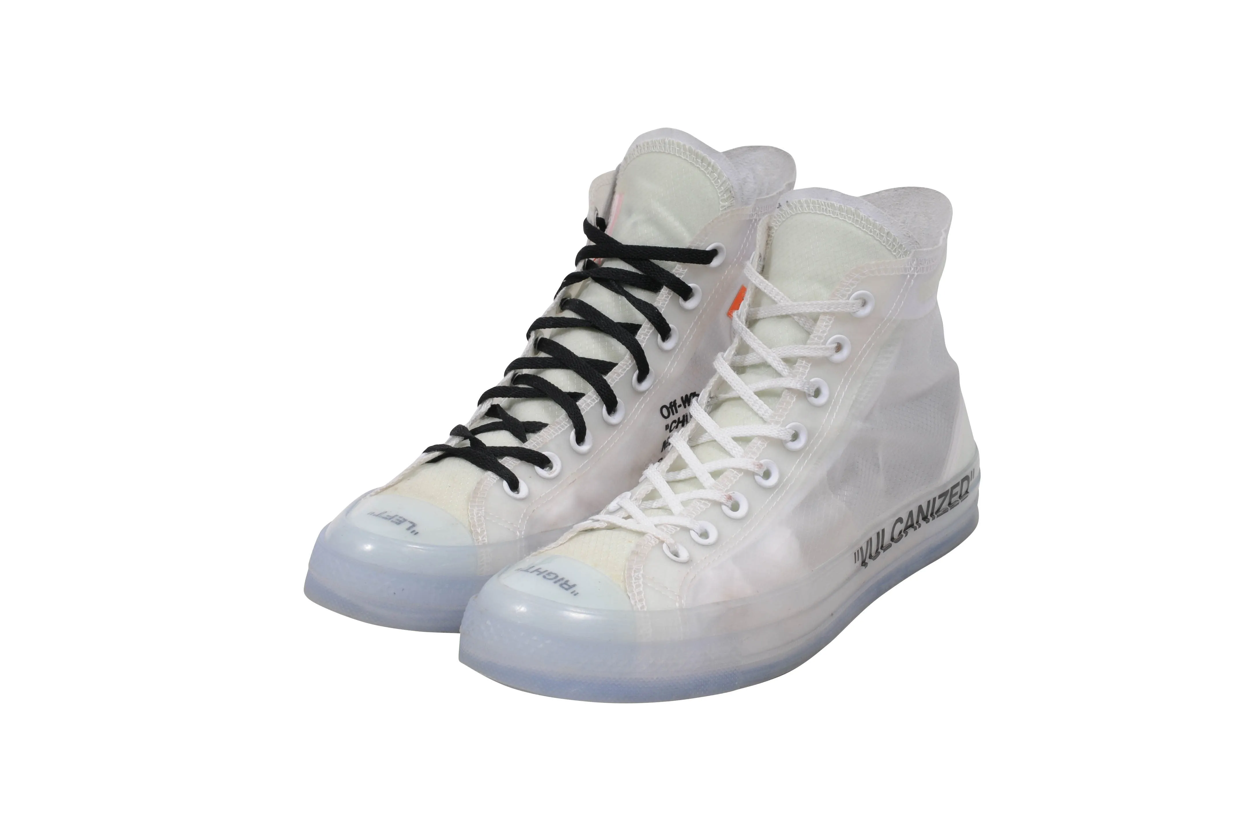 Off White Converse Chuck Taylor All-Star 70's Vulcanized High Top Sneakers
