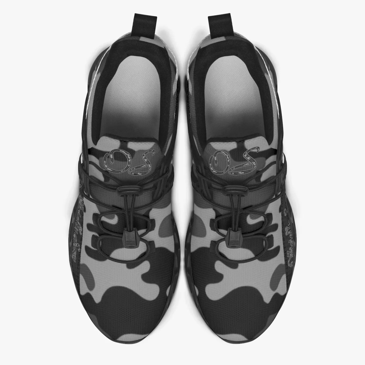 Officially Sexy Grey Army Camouflage Collection Mesh Running Shoes