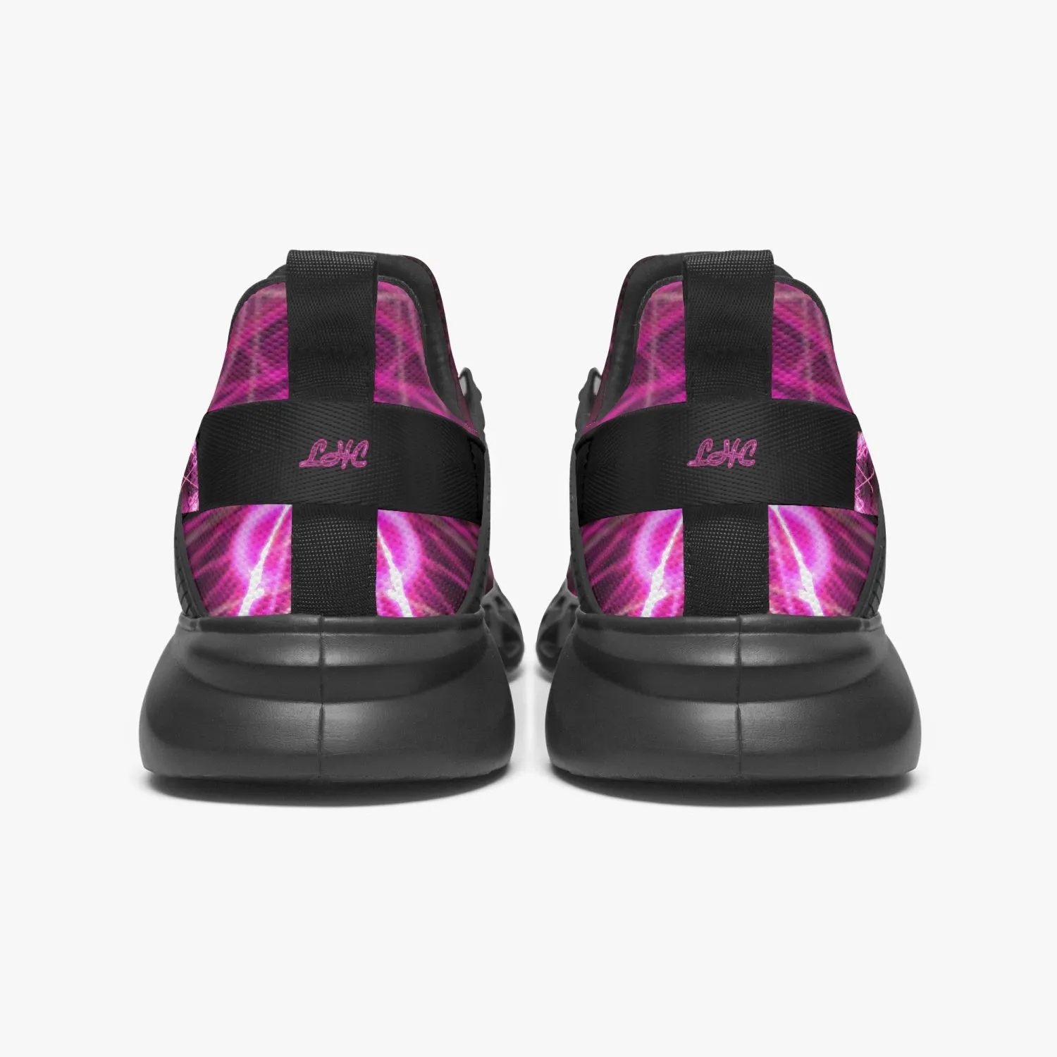 Officially Sexy Pink Laser Hearts Collection Mesh Running Shoes