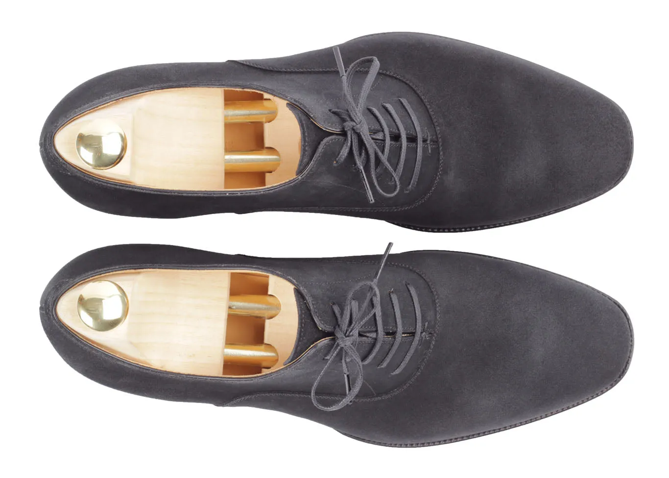 Oxford Plain Toe - Black Suede