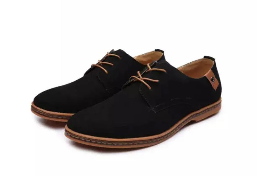 Oxford Suede Leather Shoes