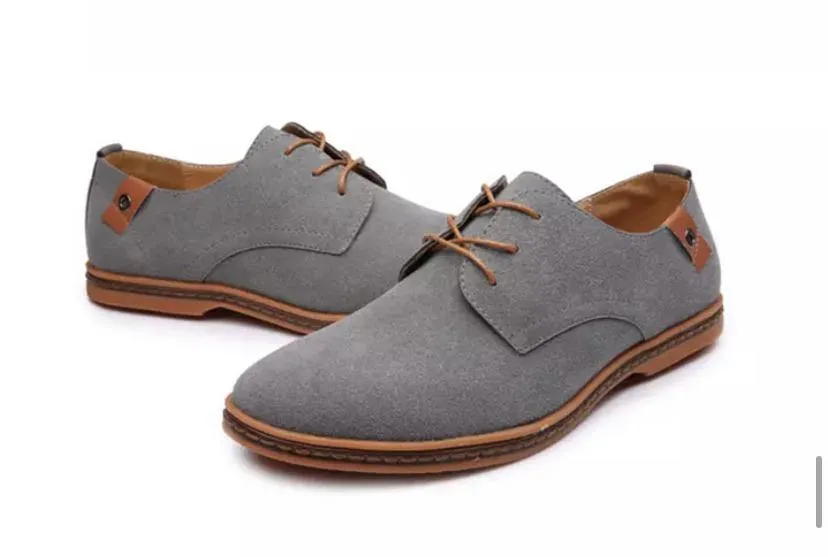 Oxford Suede Leather Shoes