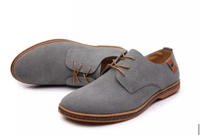 Oxford Suede Leather Shoes