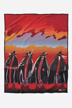 Pendleton Woolen Mills Legendary Collection Jacquard Robe in Rodeo Sisters