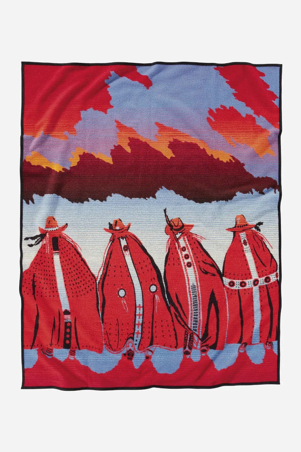 Pendleton Woolen Mills Legendary Collection Jacquard Robe in Rodeo Sisters