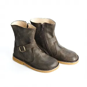 PePe Brown Biker Boots by PePe Shoes