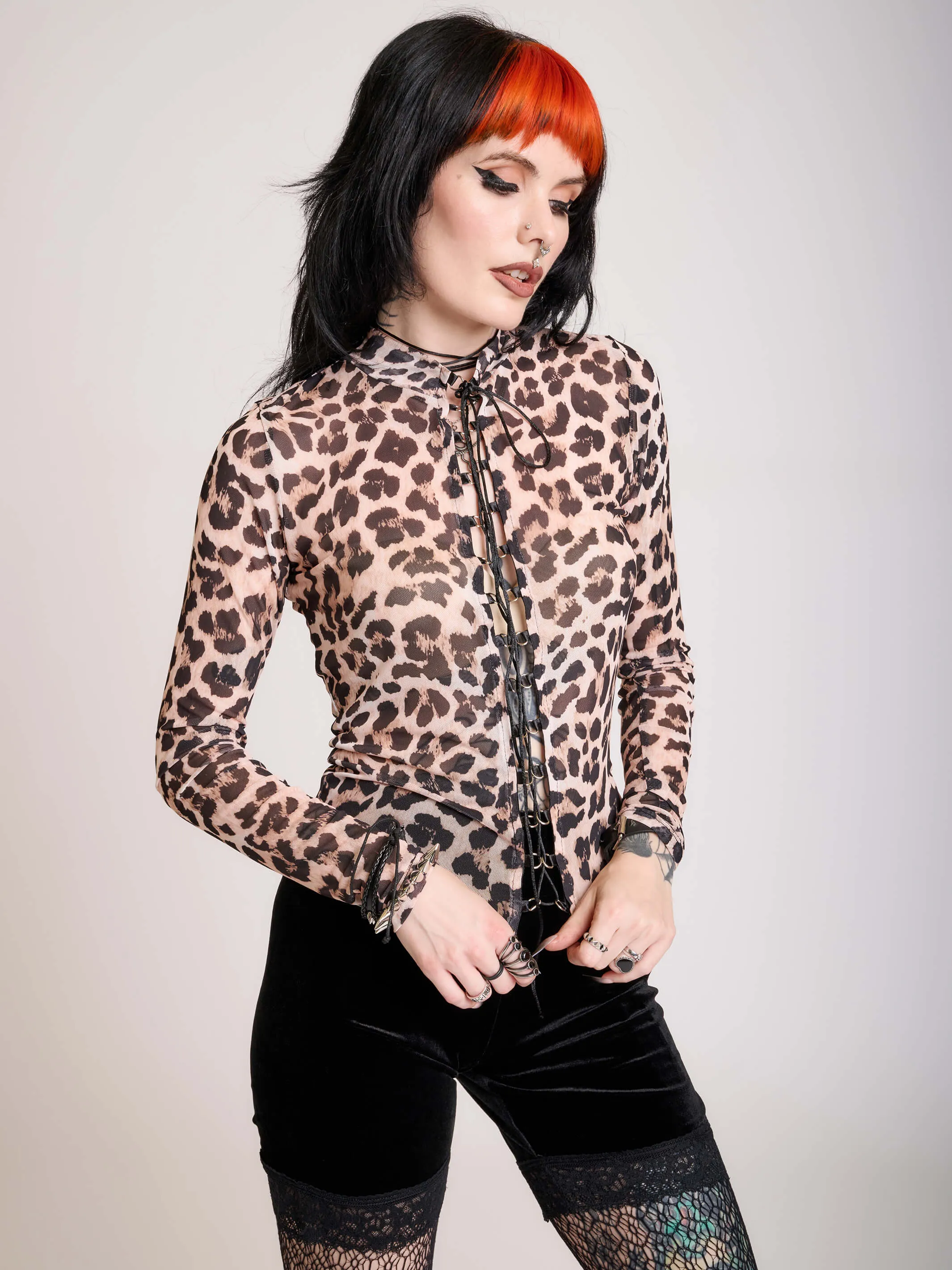 Punk's Not Dead Mesh Top