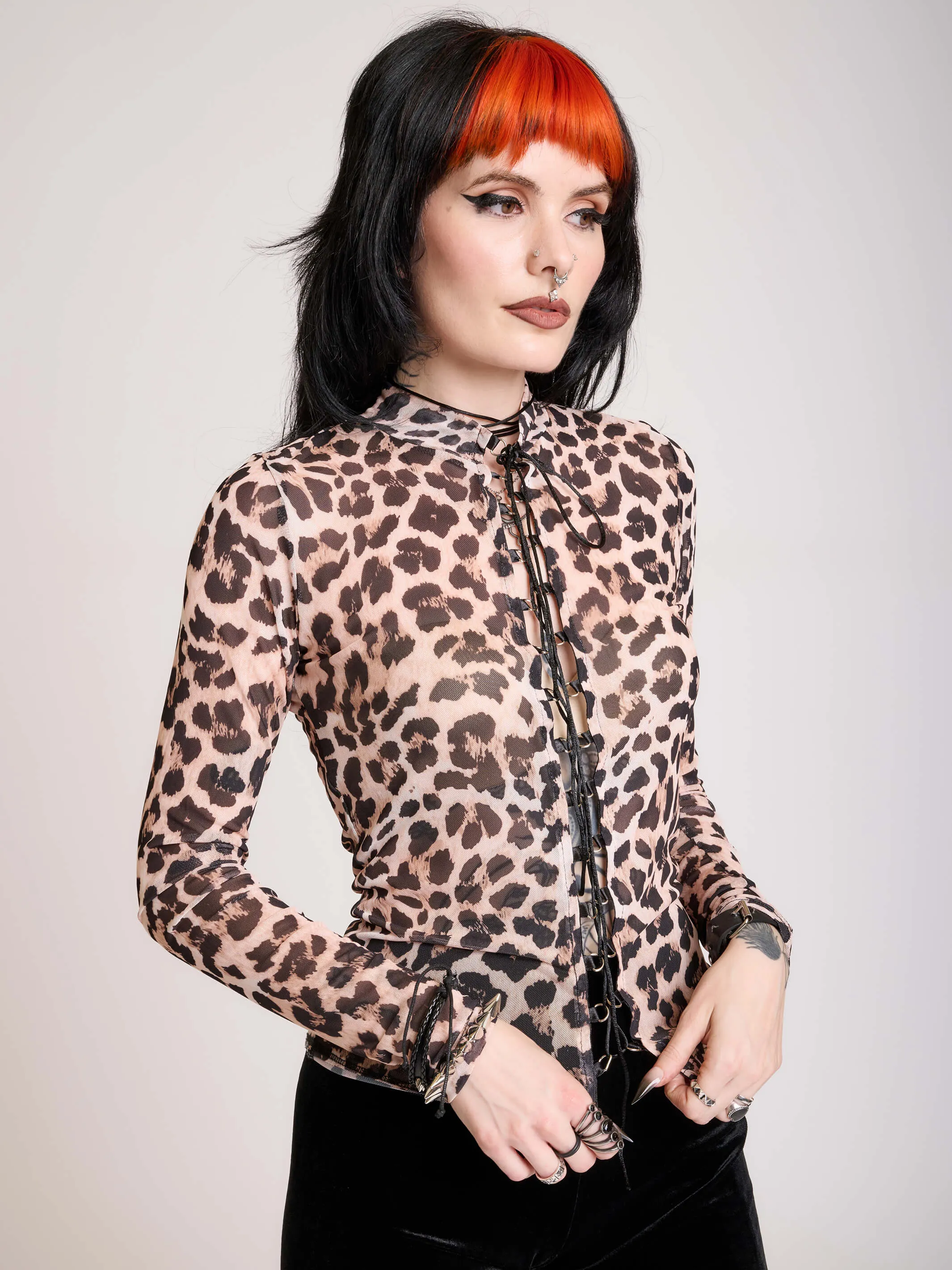 Punk's Not Dead Mesh Top