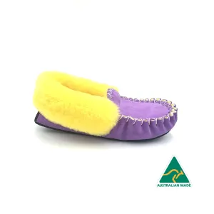 Purple & Yellow Moccasins