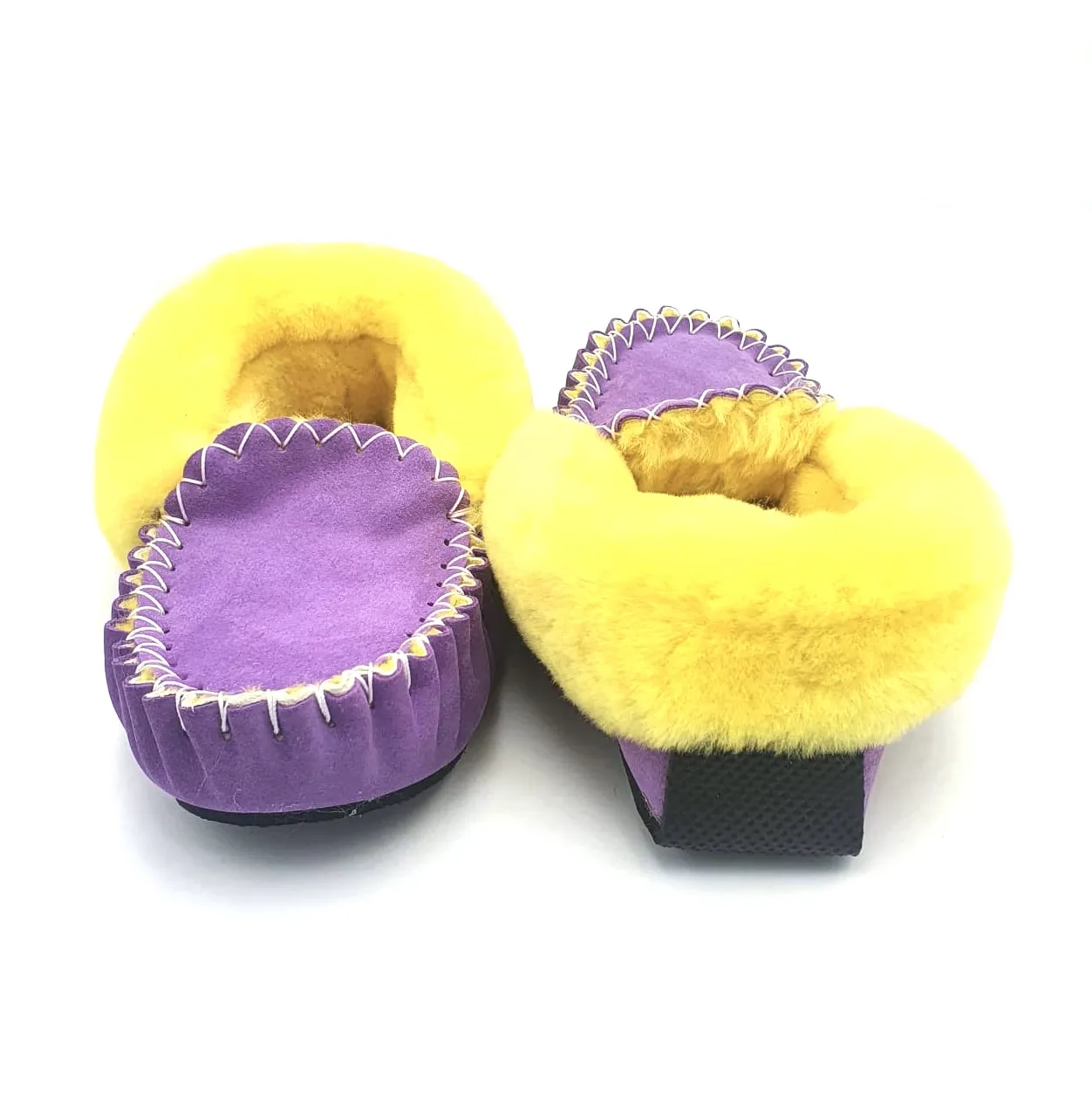 Purple & Yellow Moccasins