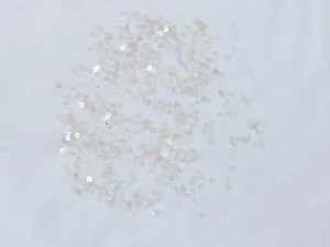 Rainbow Transparent Circular Plastic Sequins - 4 mm(Wholesale)