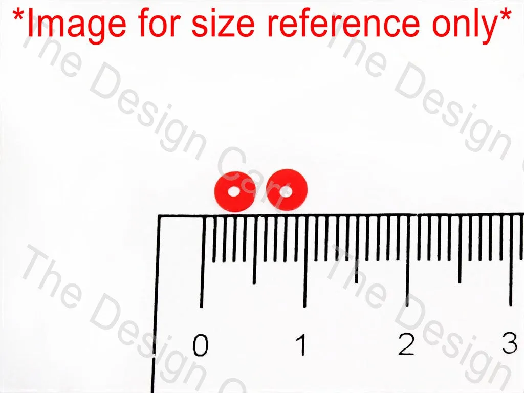 Red Transparent Circular Sequins(Wholesale)