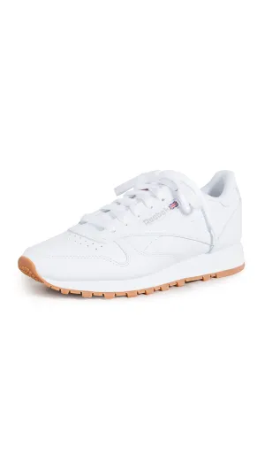Reebok Women's Classic Leather Sneaker, Reefresh White/Pure Grey/Gum, 10.5