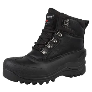 riemot Women's Snow Boots Black Waterproof & Slip-resistant Snow Boots