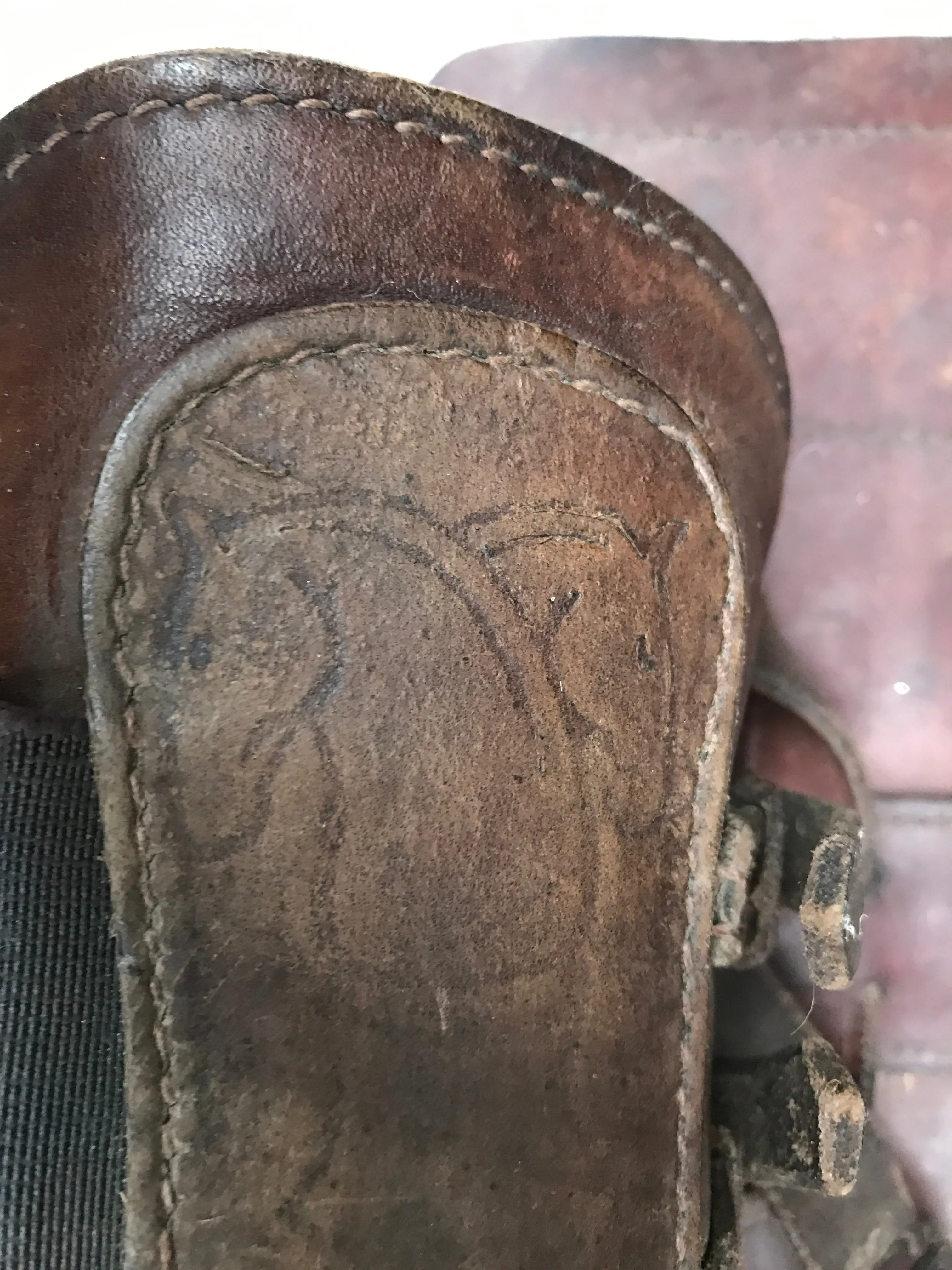 Sabre jumping boots brown FULL  FREE POSTAGE