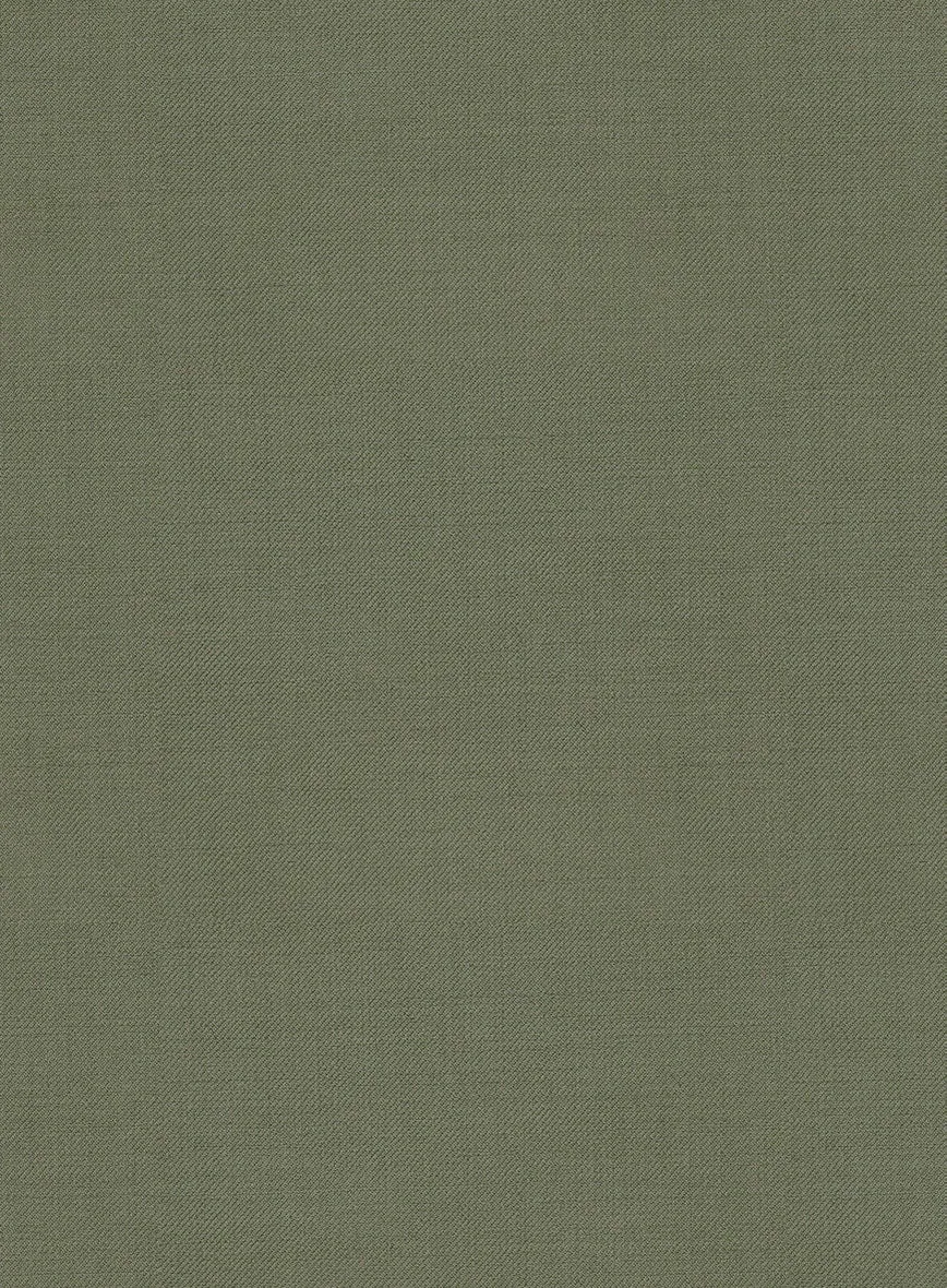 Scabal Fern Green Wool Suit