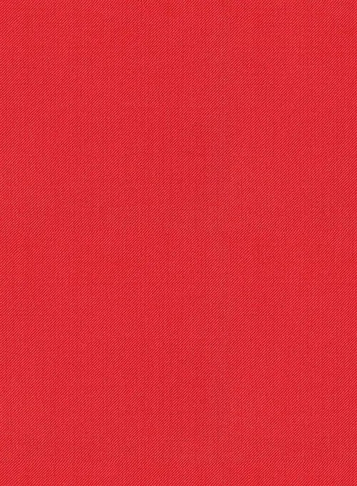 Scabal Scarlet Red Wool Suit