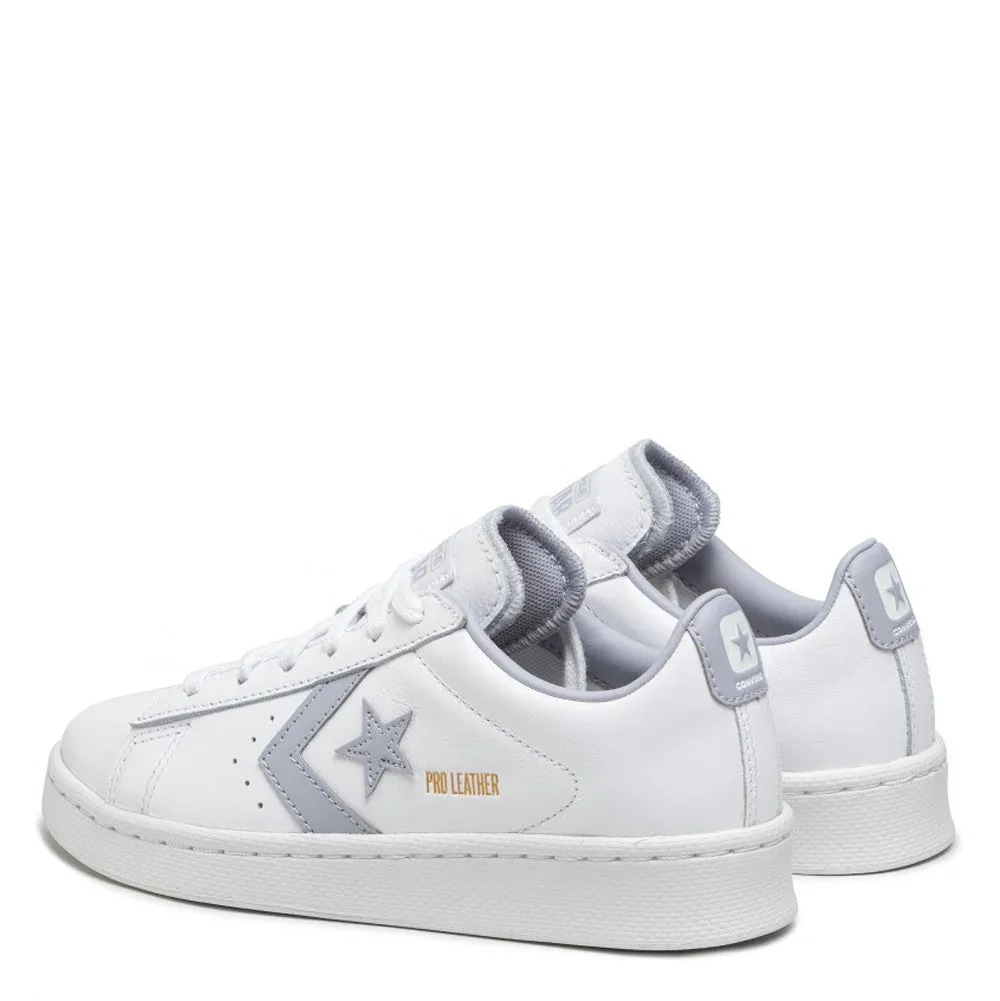 Scarpe Uomo CONVERSE Sneakers linea Pro Leather Low Top Shoe in Pelle Bianca
