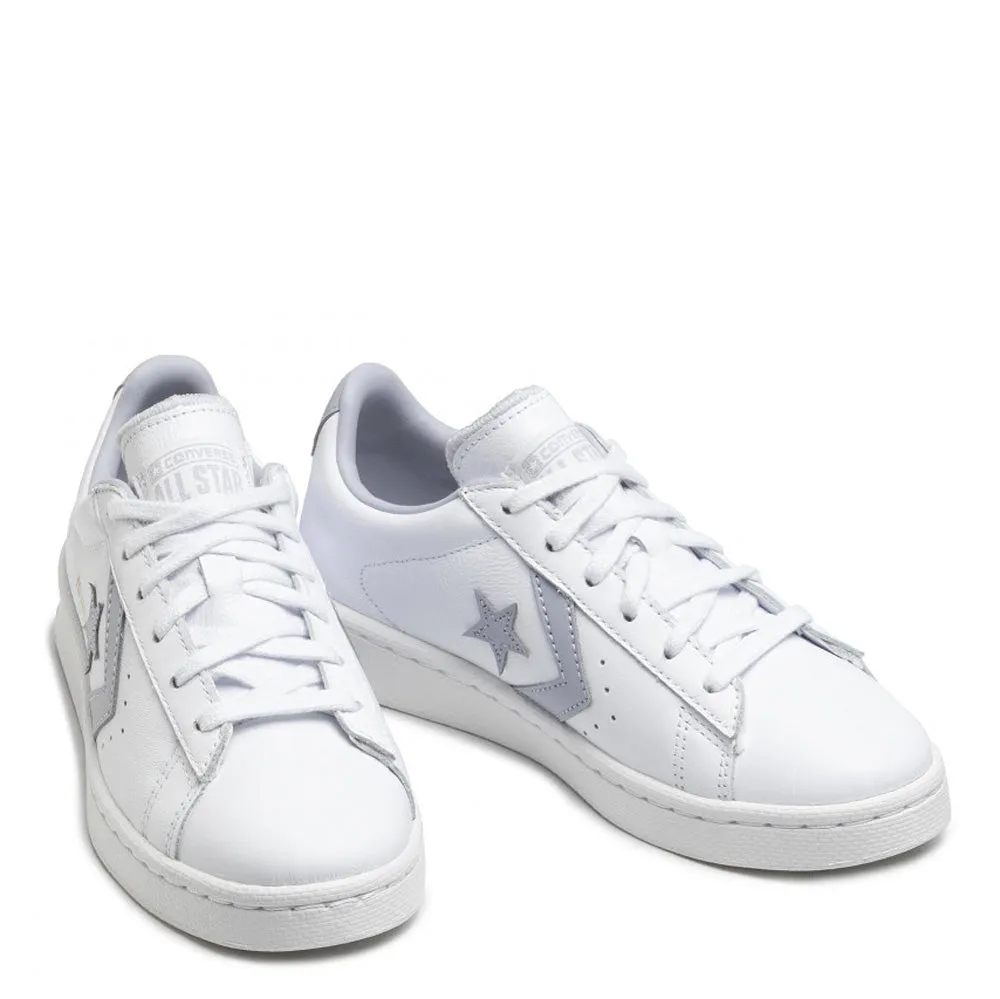 Scarpe Uomo CONVERSE Sneakers linea Pro Leather Low Top Shoe in Pelle Bianca