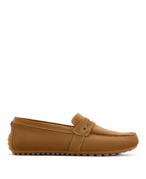 Selene Driving Moc - Caramel Suede