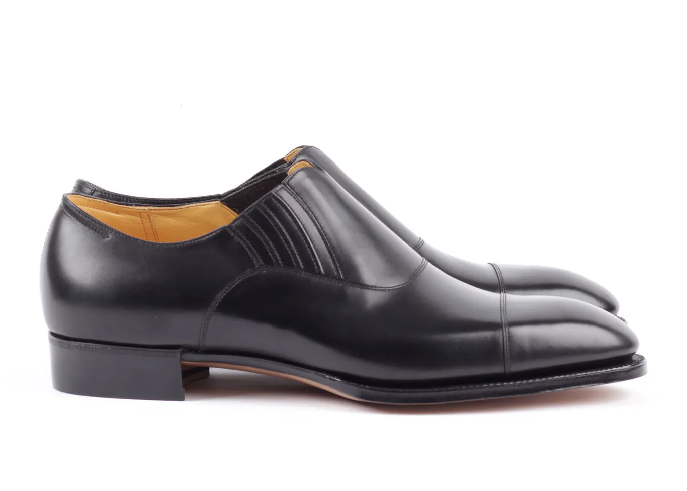 Slip-on Cap Toe - Black