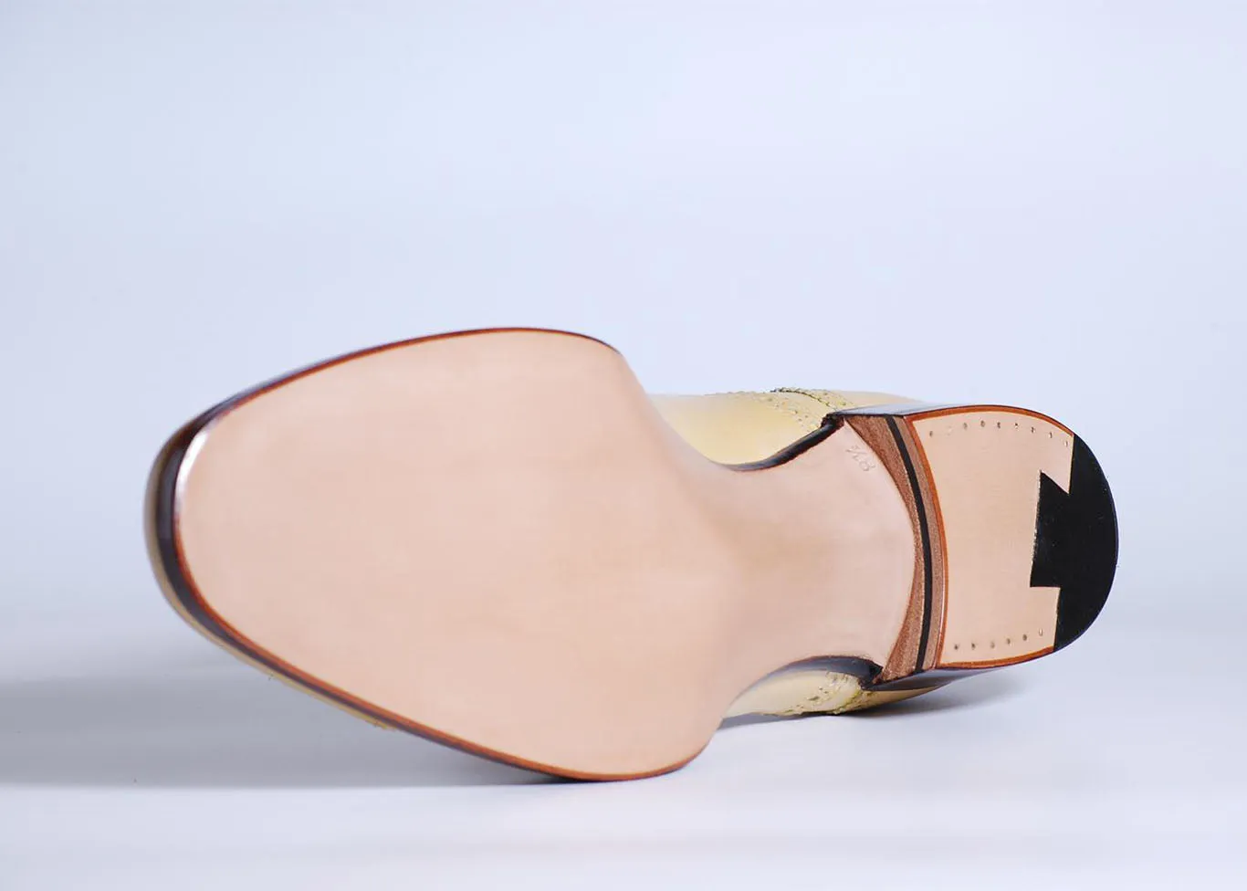 Slip-on Semi Brogue - Light Brown