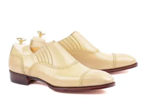 Slip-on Semi Brogue - Light Brown