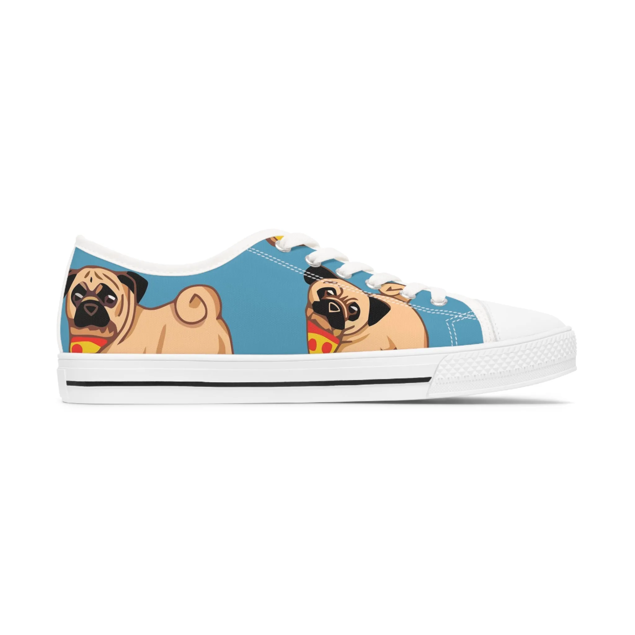 Sneakers - Low Top - Pug & Pizza