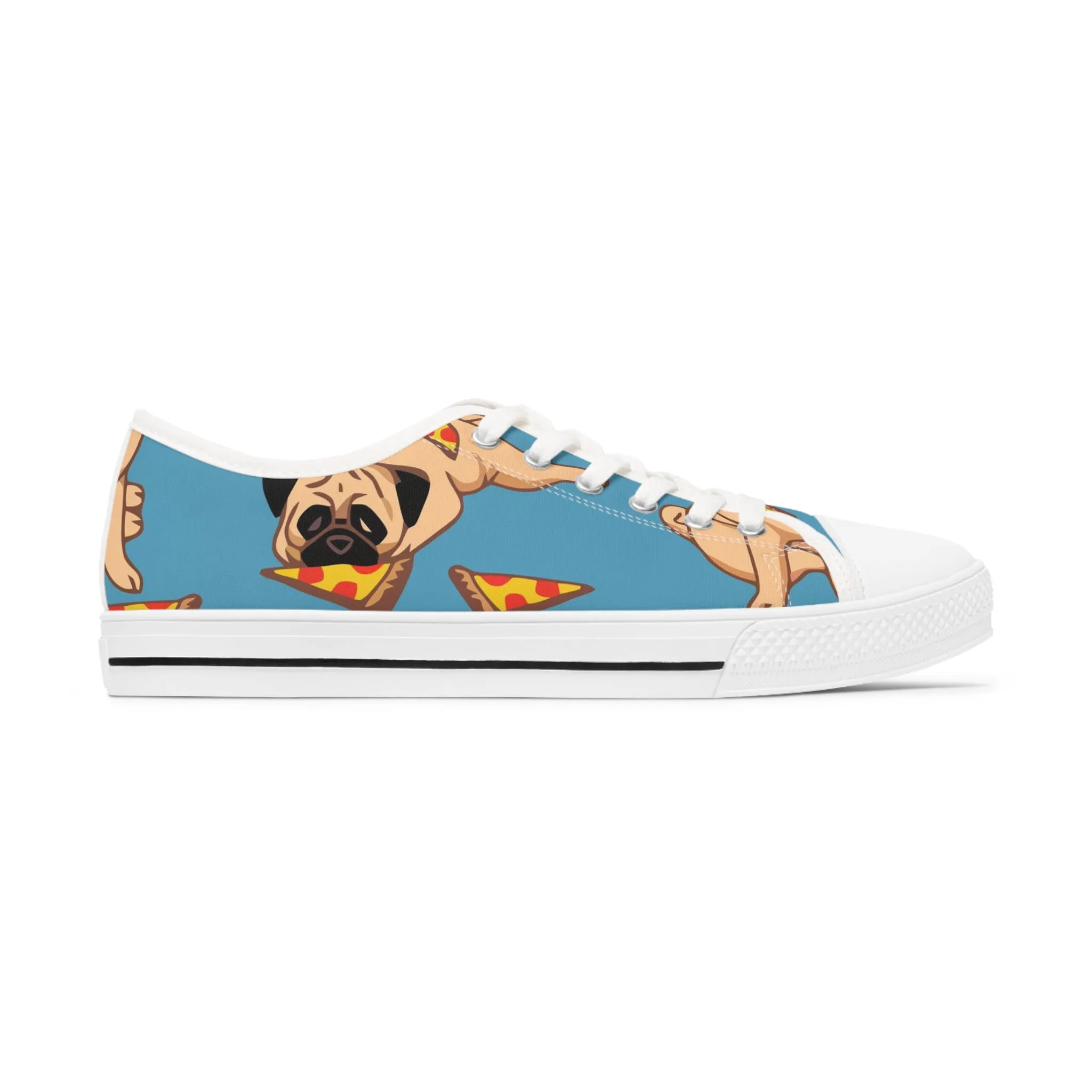 Sneakers - Low Top - Pug & Pizza