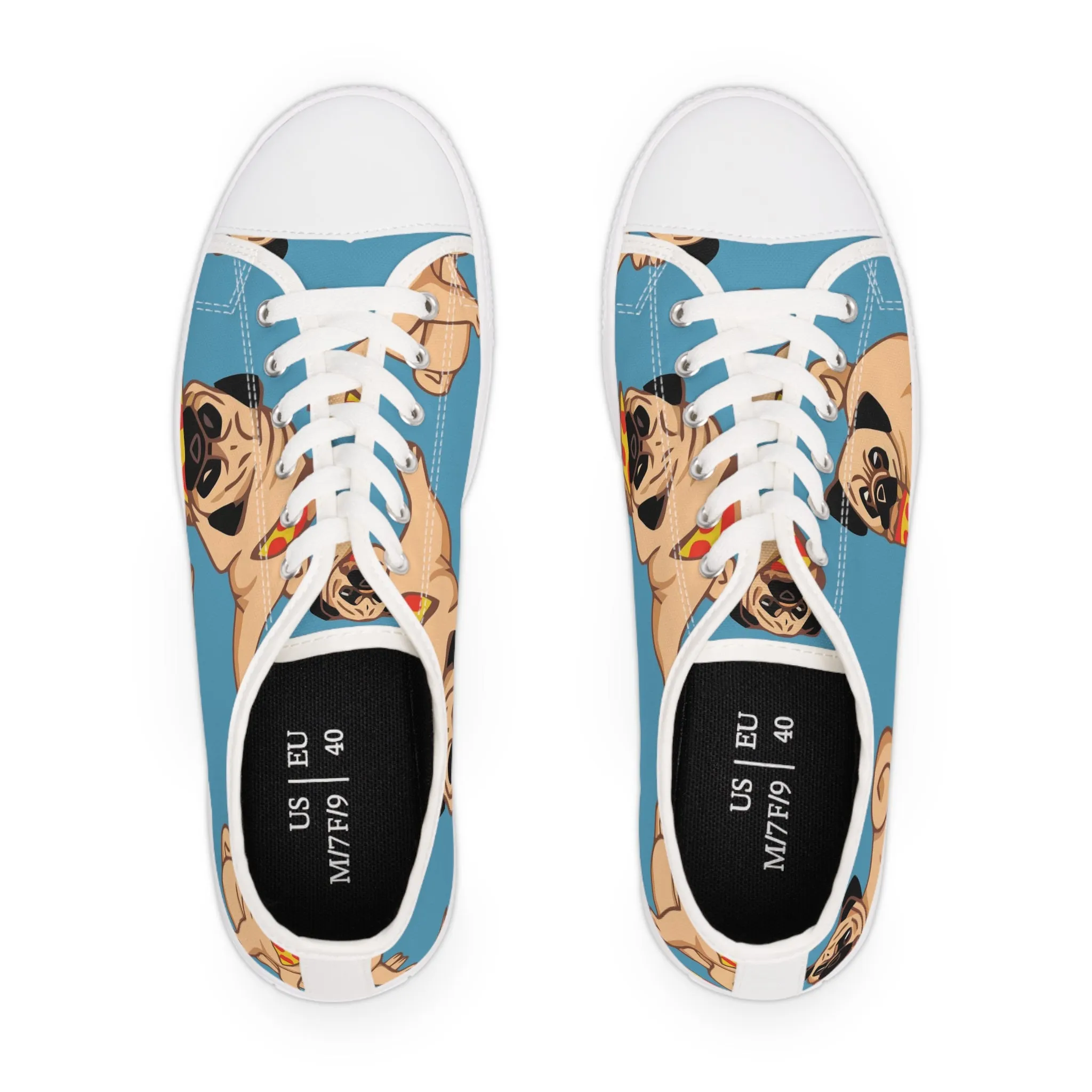 Sneakers - Low Top - Pug & Pizza